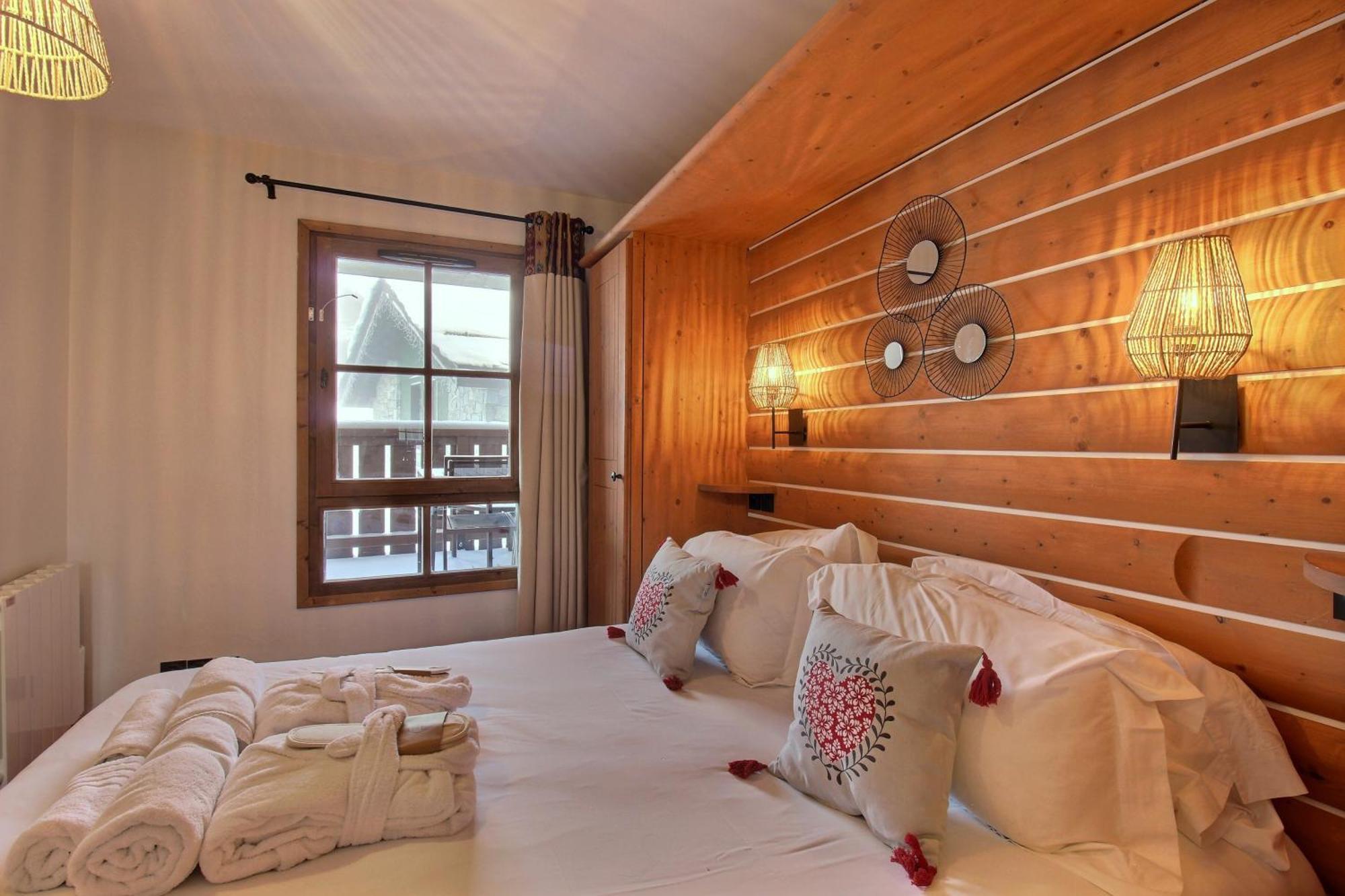 Arc 1950 - Appartement Moderne - Sauna Hammam Jacuzzi - 4 Personnes Les Arcs  외부 사진